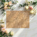 Neutral floral line art mural styled in a cozy home office nook
