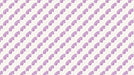 Repeating geometric pattern of stylized lilac flowers on an off-white background