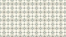 A repeating geometric pattern of cream petals and sage green accents on a light background