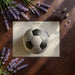 Sport-themed home office featuring the football mural as a focal point