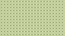 Geometric clover wallpaper pattern in repeating sage green and pale olive tones.