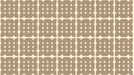 A geometric wallpaper pattern featuring taupe petal shapes in a repeating grid on a warm cream background.