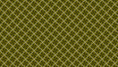 A geometric wallpaper pattern featuring a lattice of olive and moss green squares with central petal motifs.