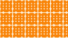 A repeating geometric pattern of orange petal shapes on a cream background.