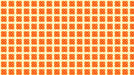 Geometric pattern of overlapping poppy orange and tangerine circles on a pale cream background