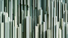 Vertical wooden slat pattern in shades of sage green and mint
