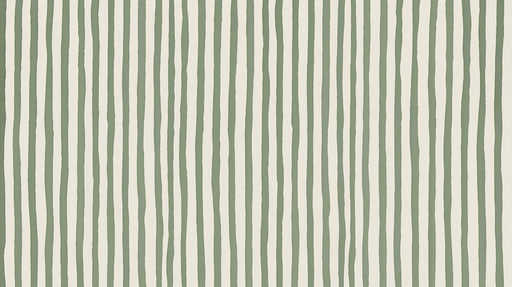 Vertical hand-drawn sage green stripes on a creamy off-white background with an organic, painterly texture.