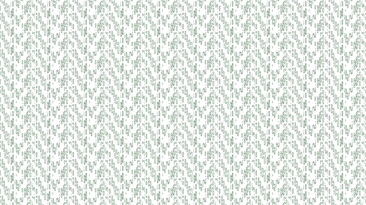 Abstract geometric pattern with delicate sage green rounded lines forming a repetitive chevron-like texture on a white background