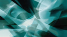 Abstract wallpaper pattern with overlapping teal and charcoal stippled shapes