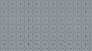 Monochromatic slate gray damask wallpaper with repeating leaf and circular medallion patterns