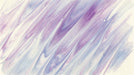 Abstract watercolor mural with diagonal streaks of lavender, periwinkle blue, and white ink wash.