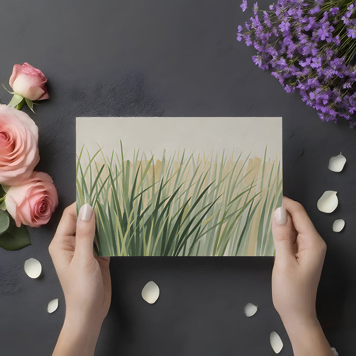 Nature-inspired wall art in a modern sunroom with indoor plants and light decor.