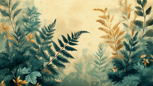Tropical Leaf Haven Mural Wallpaper