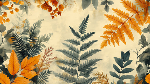 Tropical Leaf Haven Mural Wallpaper