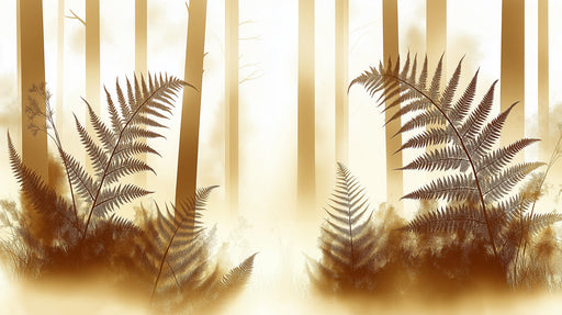 Golden Forest Serenity Mural Wallpaper