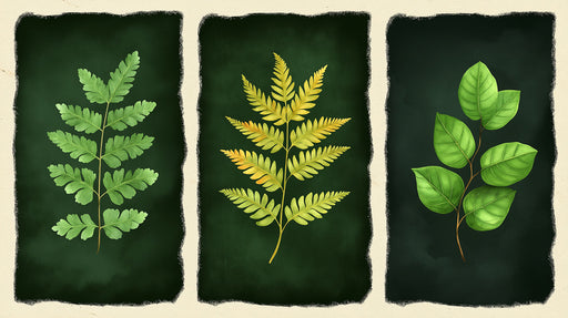 Leafy Panel Mural Wallpaper