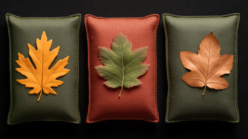 Autumn Leaf Pillows Mural Wallpaper