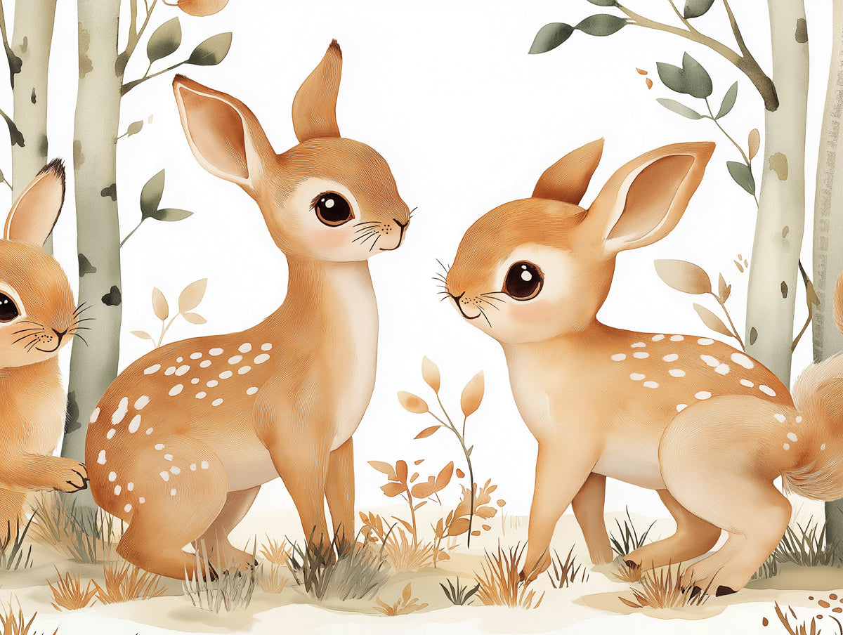 Enchanted Forest Tales Mural Wallpaper