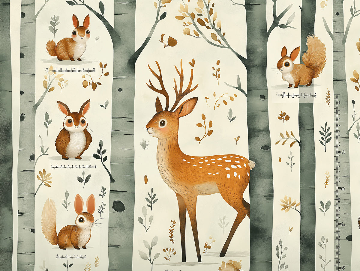 Animal - Filled Forest Adventure Mural Wallpaper