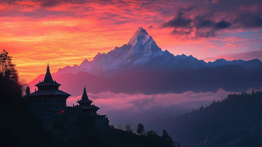 Majestic Mountain Mirage Mural Wallpaper