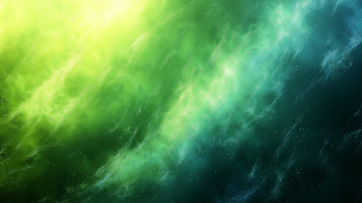 Aurora BorealisMural WallPaper | Green and White