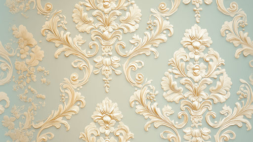 Vintage Floral Tapestry Mural Wallpaper