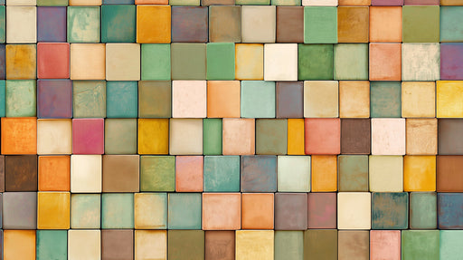 Sunset Glow Wood Mural Wallpaper | Gradient Warm Tones in Bedroom