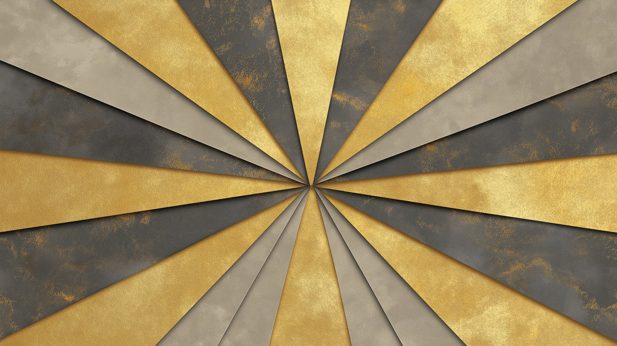 Radiating Stripes Mural Wallpaper | Modern and minimalist deco in Office Reception