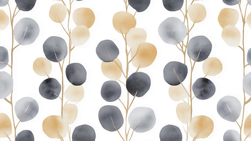 Abstract Leaf Mural in Retail Space | Modern and contemporary design 