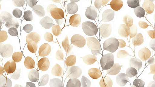 Abstract Leaf Mural in Retail Space | Modern and contemporary design 