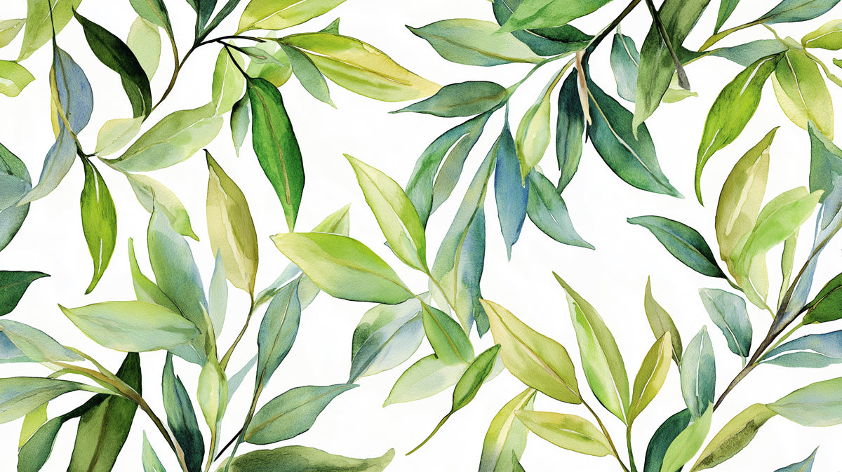 Watercolor - Modern and rustic Mural in Caf¨¦