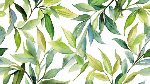 Watercolor - Modern and rustic Mural in Caf¨¦
