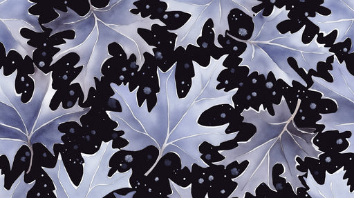 Leaf Motif Mural Wallpaper | Modern Deco