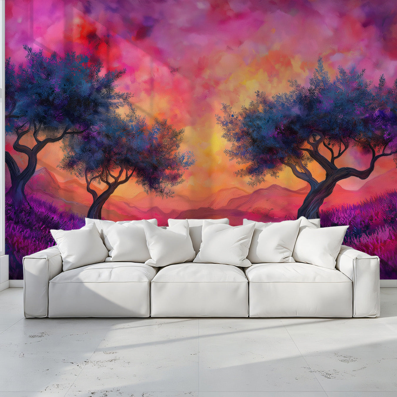 Papel tapiz mural de paisajes 
