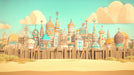 Colorful Dome Architecture Mural Wallpaper | Exotic Artistic Decoration