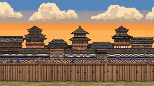 Traditional Arch Architecture Mural Wallpaper | Cultural Heritage Decoration
