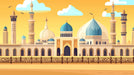 Islamic Architecture Kids Mural Wallpaper | Playful Cultural Decoration