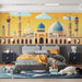 Islamic Architecture Kids Mural Wallpaper | Playful Cultural Decoration