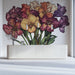 Iris Flower Cluster Mural Wallpaper | Vibrant Artistic Decoration