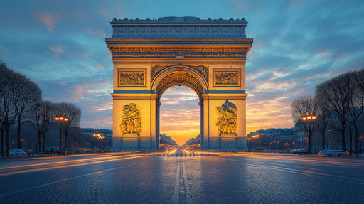 Arc de Triomphe Cityscape Mural Wallpaper | Grand Urban Decoration