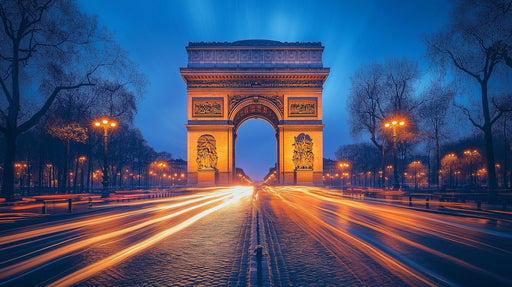Arc de Triomphe Cityscape Mural Wallpaper | Grand Urban Decoration