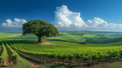 Vineyard Tree Office Mural Wallpaper | Fresh Natural Decoration