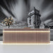 Tower with Dynamic Sky Mural Wallpaper | Dramatic Modern Decoration