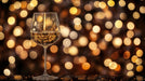 Golden Bokeh Glass Mural Wallpaper | Glamorous Modern Decoration