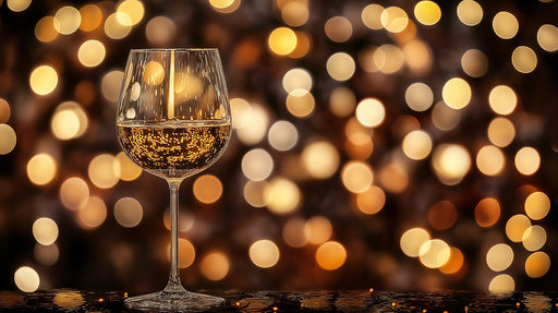 Golden Bokeh Glass Mural Wallpaper | Glamorous Modern Decoration
