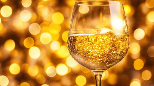 Golden Bokeh Glass Mural Wallpaper | Glamorous Modern Decoration