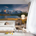 Serene Tree by Lake Bedroom Mural Wallpaper | Peaceful Natural Decoration