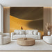 Desert Journey Living Room Mural Wallpaper | Adventurous Mysterious Decoration 