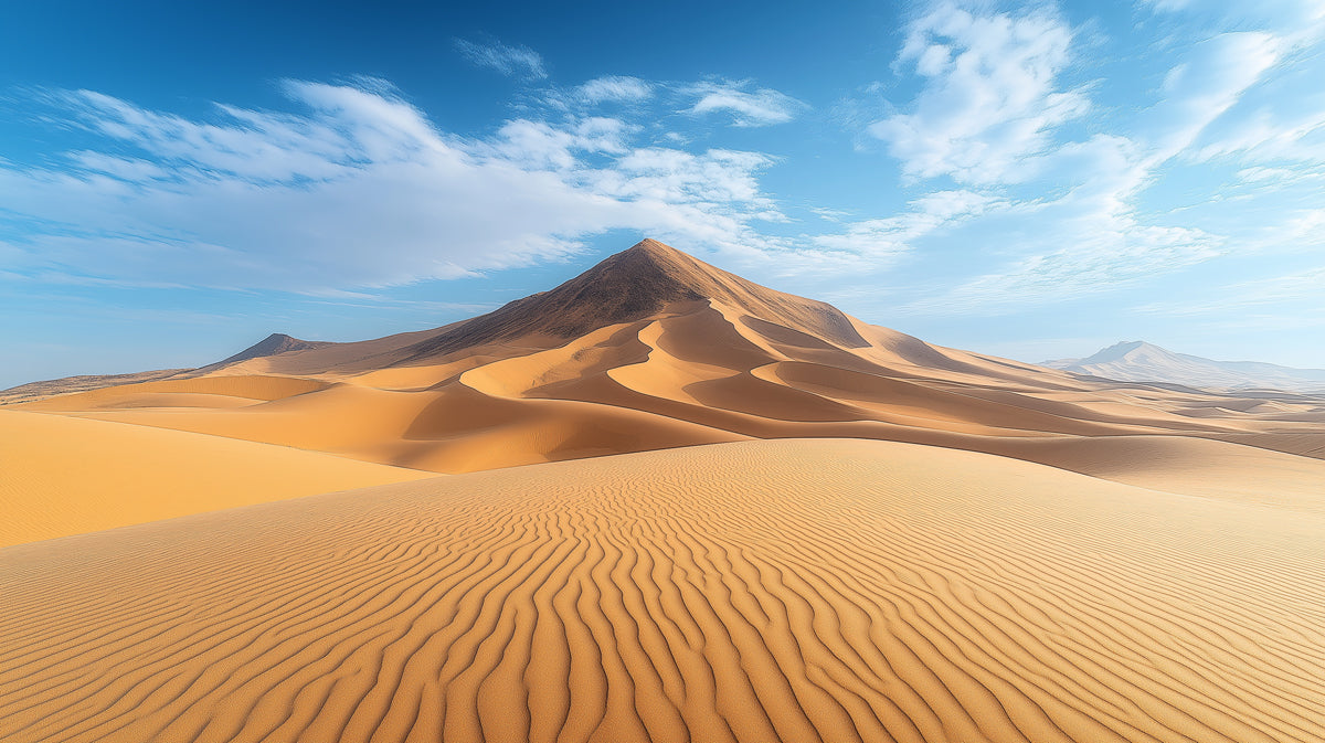 Desert Storm Horizon Mural Wallpaper | Dramatic Natural Decoration