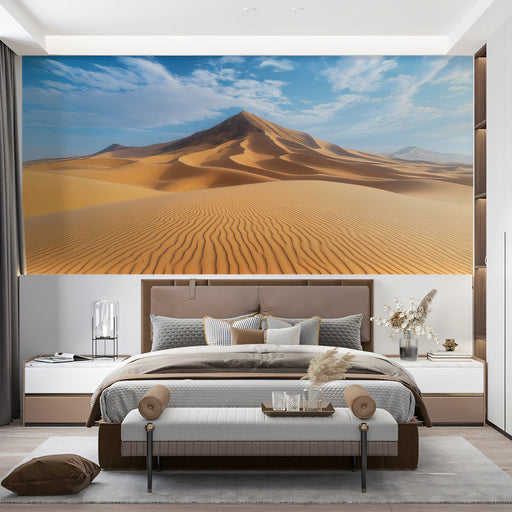 Desert Storm Horizon Mural Wallpaper | Dramatic Natural Decoration
